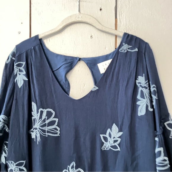 Lost + Wander Boho Floral Embroidered Swim Tunic Dress Médium - Picture 5 of 12